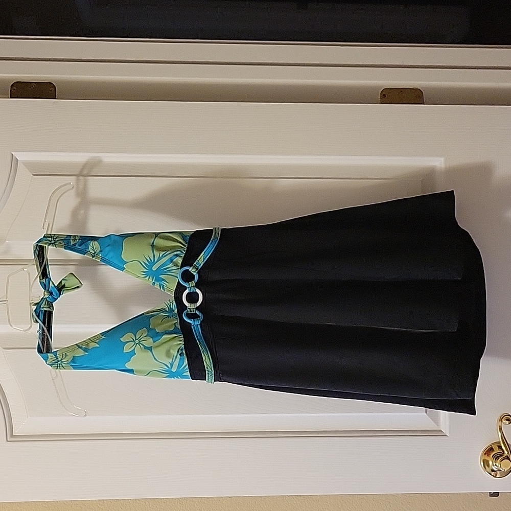 Valerie of Malibu Halter Swim Dress. Size 12